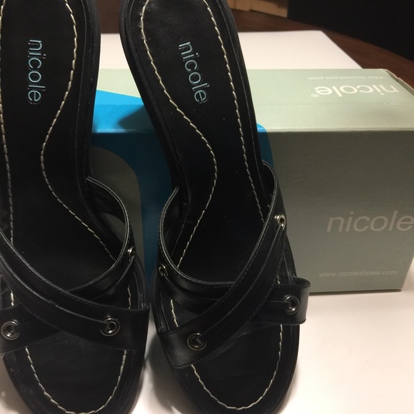 Nicole Heels Sandals “Trina” Size 8 - Picture 3 of 5